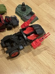 Lot Of Vintage 1980’s GI Joe Parts Pieces Lot Vehicles Tank