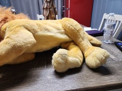 Disney The Lion King Adult Simba 24” Plush Toy Mattel Vintage Large Jumbo #2