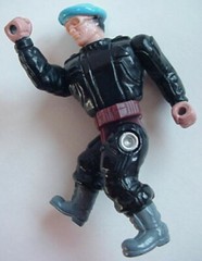 Vintage Figure 1986 GUTS Ground Troops Green Beret 1988 JUDO Men of Medal