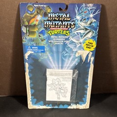 METAL MUTANT LEONARDO DRAGON SPIRIT PLAYAMATES TMNT NINJA TURTLES CARD NEAR COMP