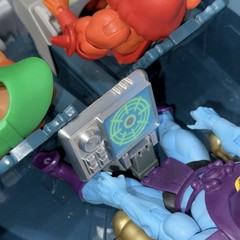 Custom Glow-in-the-Dark targeting computer for Origins Collector Vehicle