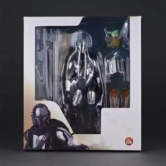 MAFEX 256 Plating Edition The Mandalorian Grogu Figure 6 Inch Action Figure PVC