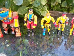 LJN BIONIC SIX 6 COMPLETE SET OF FIGURES KLUNK JACK JD CHOPPER BUNJI REPRO ACC