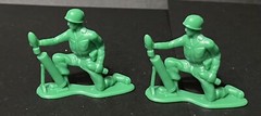 Lot Of 2 Toy Story “Bucket O Soldiers” 1.5” Replacement Grenade Launcher Parts