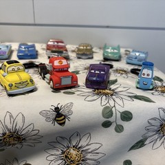 Lot of 10 Disney Pixar Cars Die Cast & Plastic And Keychain Variety!!