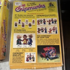 1983 Ideal Alvin And The Chipmunks Plush Toy Outfits 10” Lot Of 4 New Fast Ship