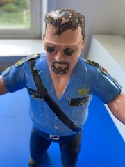 Vintage 1989 WWF LJN Big Boss Man Grand Toys Series 6 WWE Figure Rare 8” Orig