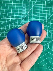 1/6 scale Blue Boxing Gloves HOLLOW for 12″ Action Figure Doll Accessory