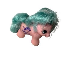 VTG Vintage 1989 Hasbro My Little Pony G1 Teeny Tiny Baby Tabby Bear Teddy Pink