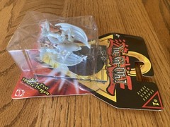 Yugioh Figure Blue Eyes White Dragon Yu-Gi-Oh Toy Mattel Figurine 2002 Mini