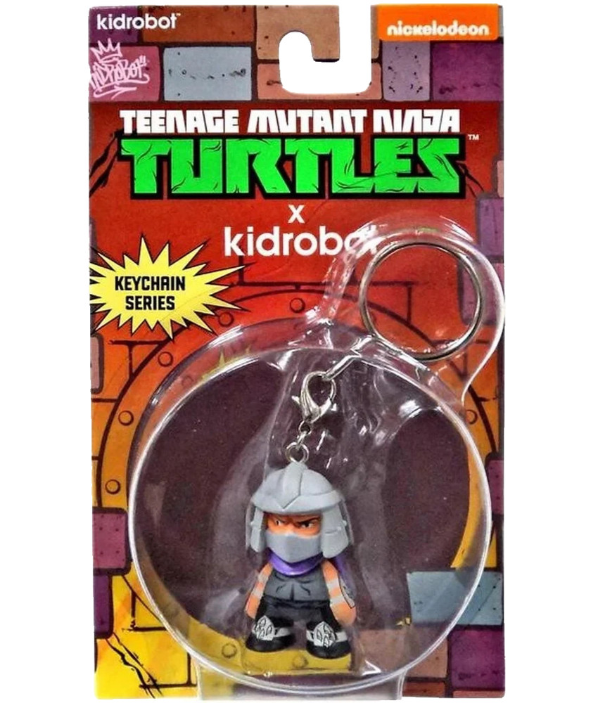 KIDROBOT TEENAGE MUTANT NINJA TURTLES SHREDDER KEYCHAIN KEYRING TMNT BRAND NEW
