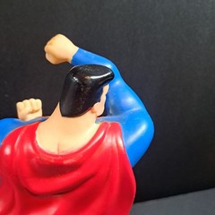 SUPERMAN Kid Care Bubble Bath Bottle 10oz (Empty) 1996 Animated Adventures