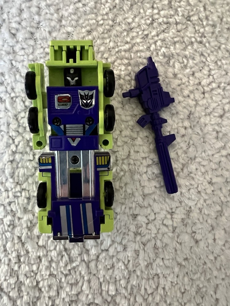 TRANSFORMERS G1 MIXMASTER CONSTRUCTICON – DEVASTATOR w weapon