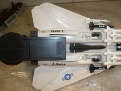 1989 HASBRO FLYING FIGHTERS JET PLANE & JOYSTICK (T21)