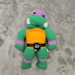 Vintage 1989 TMNT Donatello Plush Ace Novelty Teenage Mutant Hero Turtles 8.5″