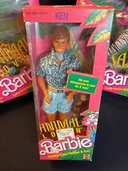 Animal Lovin’ Ken NIB, Safari Barbie Zizi Zebra & Ginger Giraffe NIB