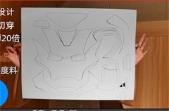 Iron Man Armor Wearable Suit EVA White Model Props MK7 Suit Wearable Handmade