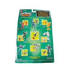 Bandai Lunar Wolf Power Ranger Wild Force Silver Action Figure 2002 NIB 10156