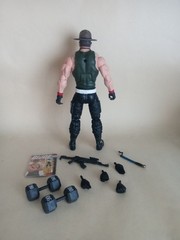 Custom G.I. Joe 6″ loose Classified Sgt. Slaughter 1986 mail-away deco wrestler