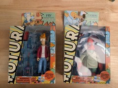 NIB Futurama Series 1-3 Complete Figure Set W/ Robot Devil Toynami 2008