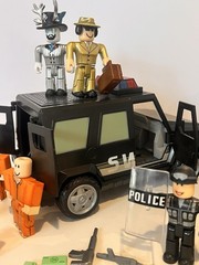 Roblox Jailbreak Swat Unit Toy Playset Lot Police Figures The Celestial Car