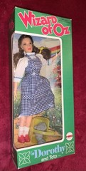 VINTAGE 1974 MEGO WIZARD OF OZ DOROTHY W/TOTO ” 8″ DOLL W/ORIG BOX – NIB