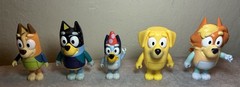 Bluey Mixed Lot Of 5 Figures 1 Pair Of Glasses