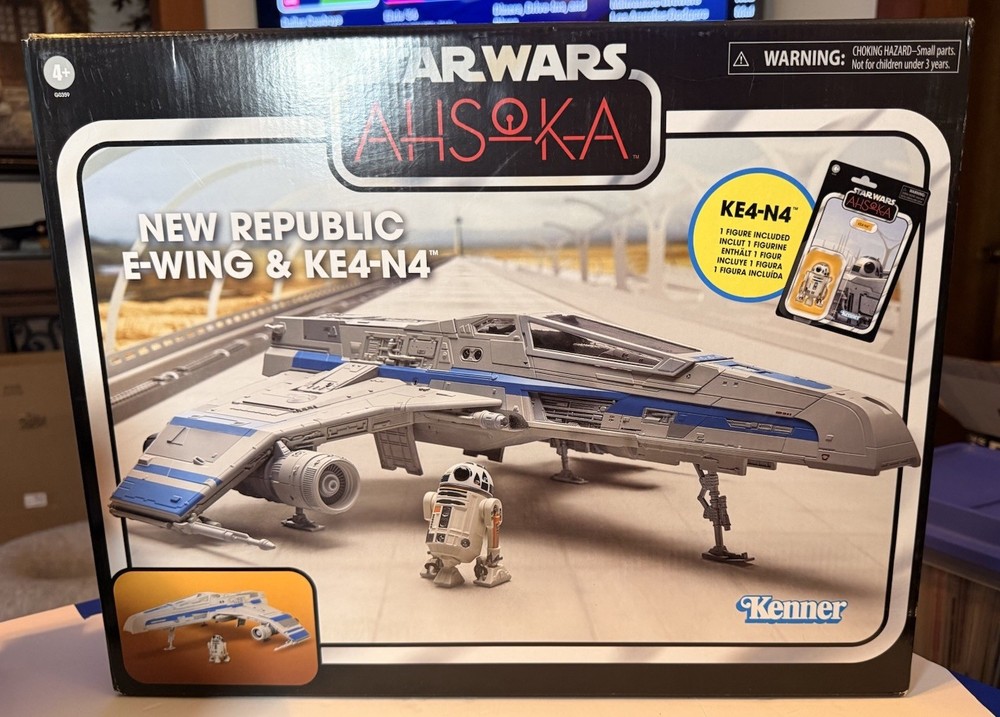 E-Wing & KE4-N4 VC341 Star Wars Vintage Collection Ahsoka New Republic TVC