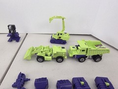 Vintage G1 Transformers Constructicons Devastator Hasbro 1985