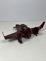 1986 GI Joe Cobra Terror Drome Firebat Jet Plane Incomplete Damaged For Parts