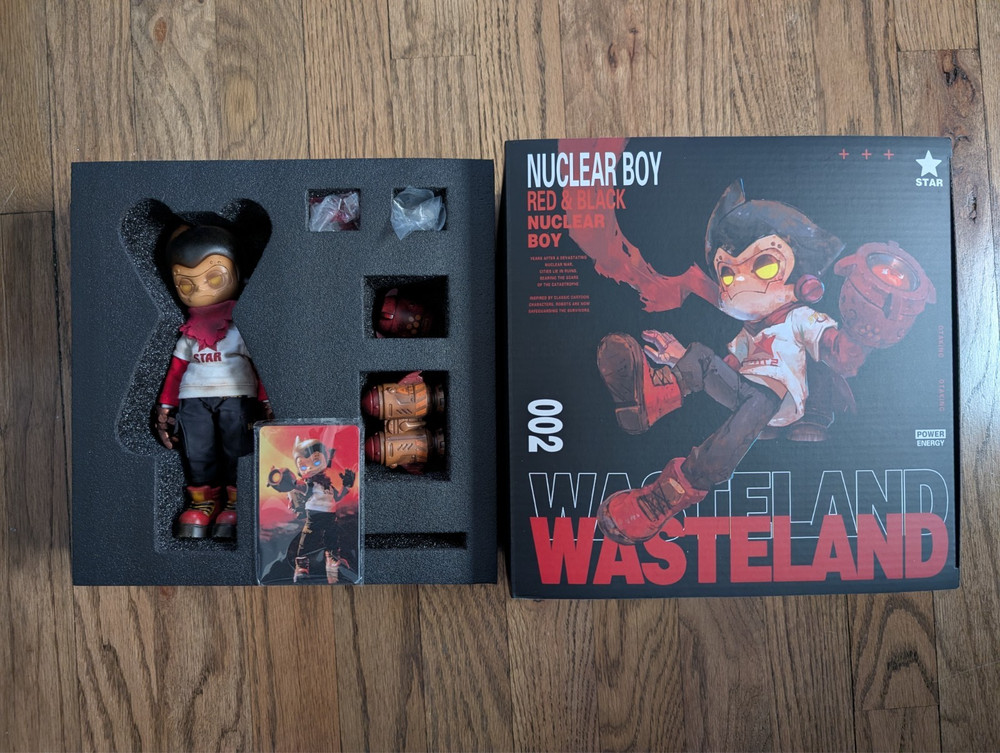 WeArtDoing WASTELAND NUCLEAR BOY RED Action Figure Astro Boy