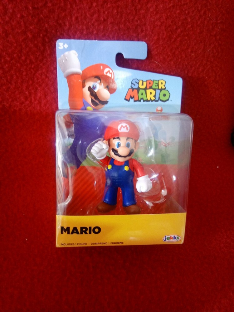 World of Nintendo Super Mario Action Figure 2.5″ Mario NEW 2020 Jakks