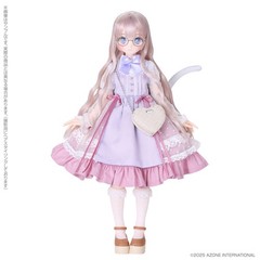 Azone Dreamin Mebae A Gift From M.k White Cat 22.5cm/8.8In 1/6 Full Set Gift