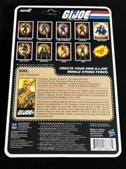 2025 GI Joe Duke Cartoon 3.75″ Action Figure MOC Cobra Super7 Reaction+ O-Ring