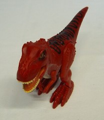 T-Rex Red Roaring Walking Light Up Dinosaur Battery Operated Zuru 12x7x3″