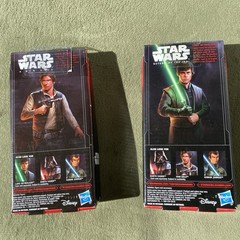NEW DISNEY STAR WARS LOT OF 2 LUKE SKYWALKER HAN SOLO 5.5″ INCHES TALL