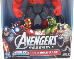 Red Hulk Rage Marvel Avengers Mighty Battlers 6″ Figure Pulverizing Power Smash