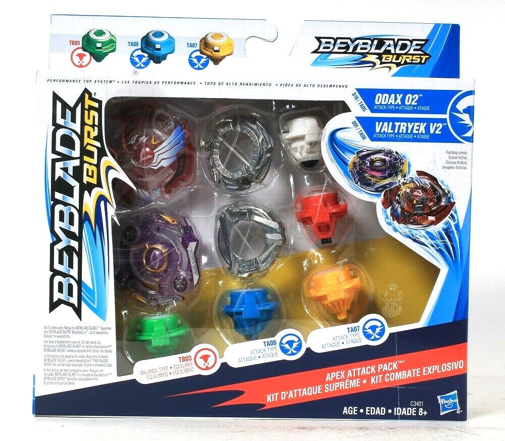 Hasbro Beyblade Burst Odax 02 Valtryek V2 Apex Attack Pack Age 8 Years & Up