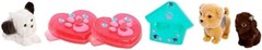 Puppy in My Pocket/ Puppy Charm Barrette & Ring Set Pink and Green