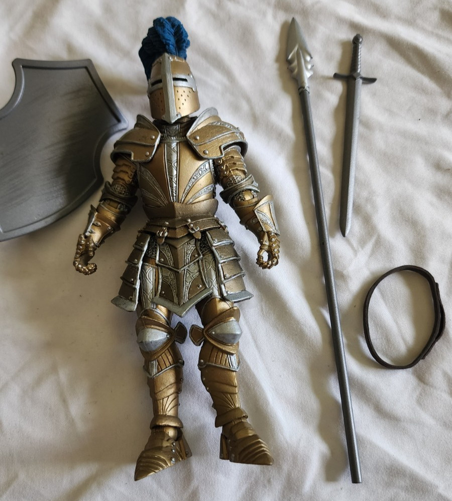 Mythic Legions Four Horseman Gold Knight Legion Builder Kickstarter 1.0 custom