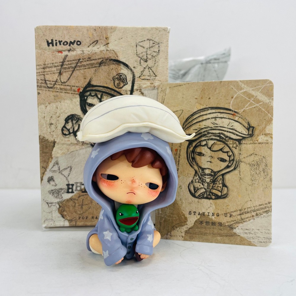 POP MART x Hirono Echo Series Confirmed Blind Box Figure Toy Doll – Staying Up