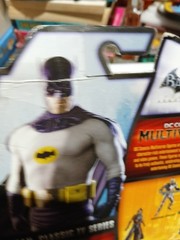 NEW BAD CARD DC Multiverse Arkham Origins BATMAN CLASSIC TV Series Adam West MOC