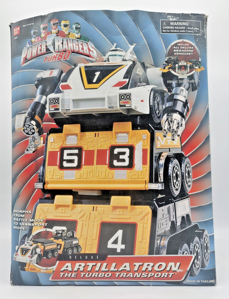 Vintage Power Rangers Turbo Deluxe Artillatron Transportation Carrier