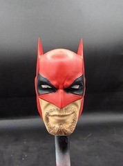 Hot Toys Custom Amalgam Deadbat Head 1/6 Scale Painted