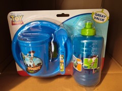 ZAK DISNEY PIXAR TOY STORY KID 4 PIECES BREAKFAST SET 100% ORIGINAL L@@K