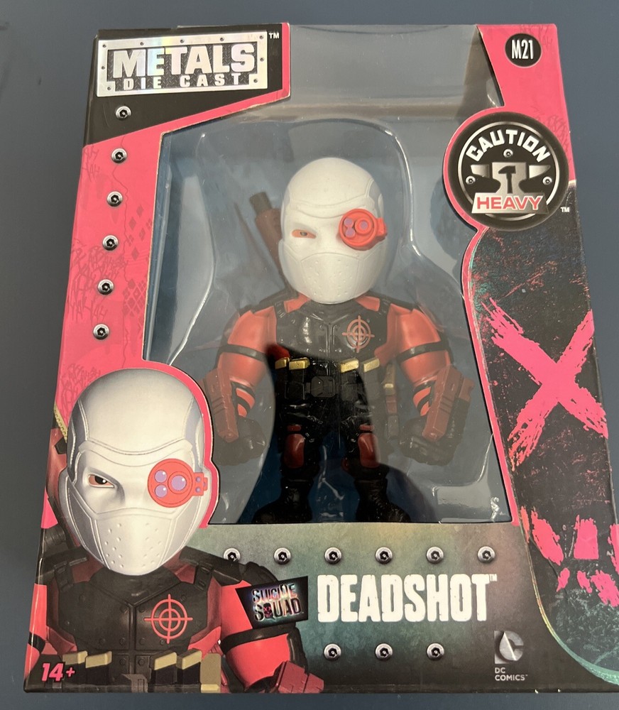 Suicide Squad Deadshot Metal 2016 New Die Cast Collectible Jada Toys 557-3A
