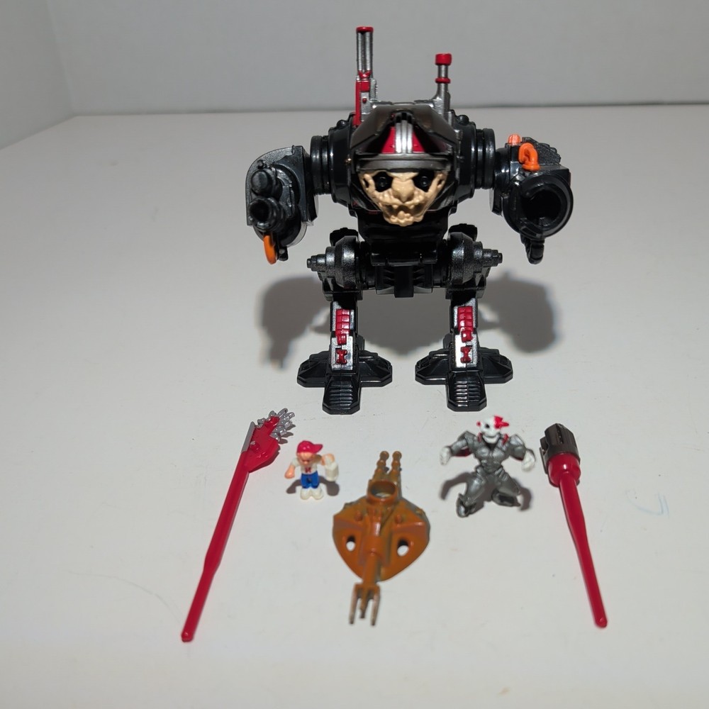 Mighty Max Shuts Down Cybot Battle Warriors Playset 100% Complete 1994 Bluebird