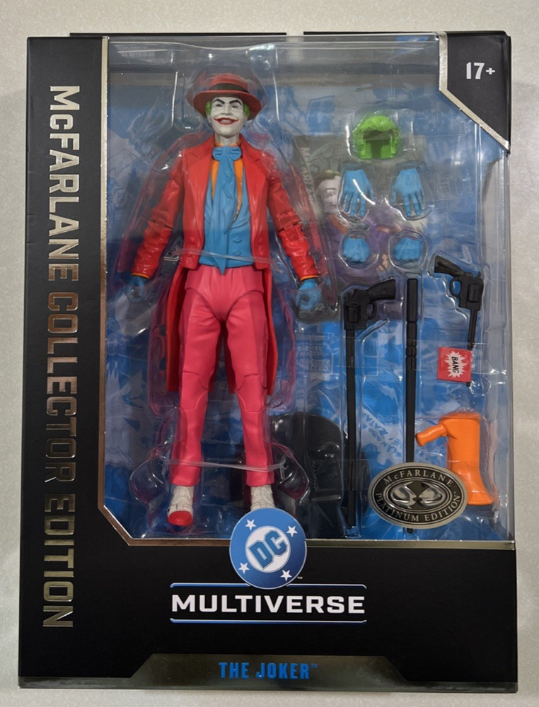 NEW 2026 DC McFarlane Collector Edition The Joker 57 Platinum Chase Figure