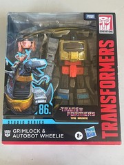 Transformers The Movie Studio Series 86 06 Grimlock & Atobot Wheelie e4