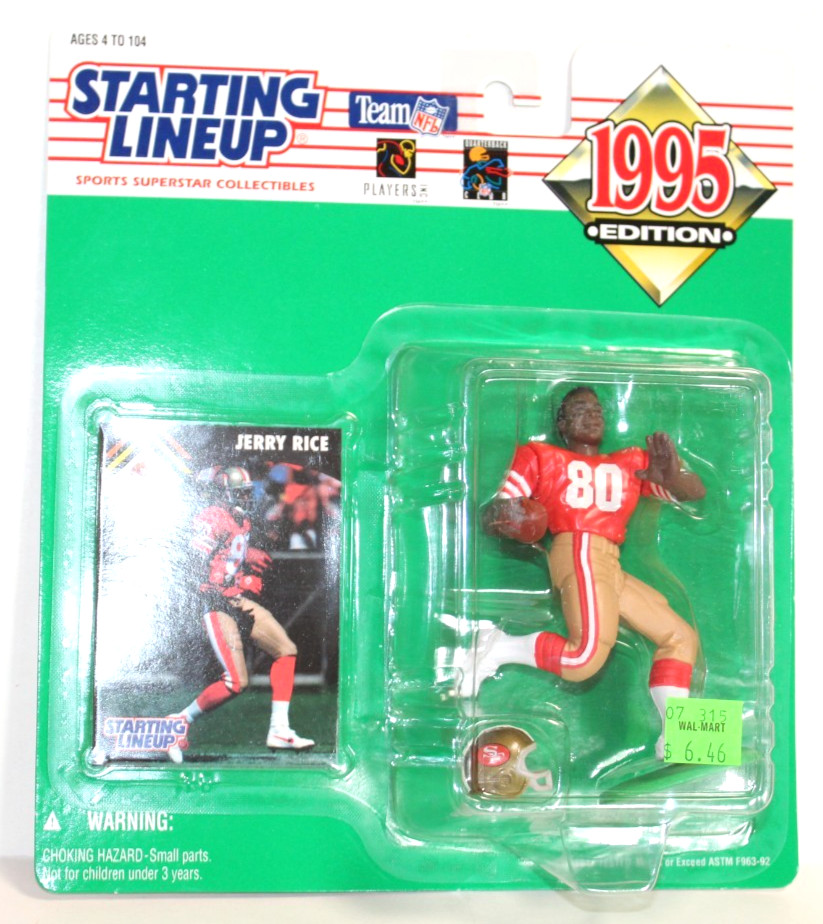 1995 Kenner Starting Lineup Jerry Rice Football Figure NIP